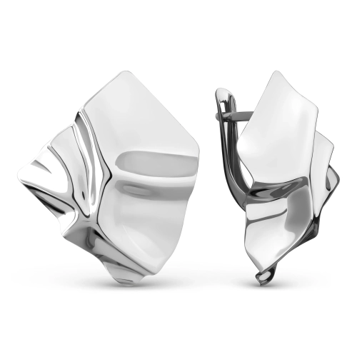 Серьги из белого золота 585 пробы