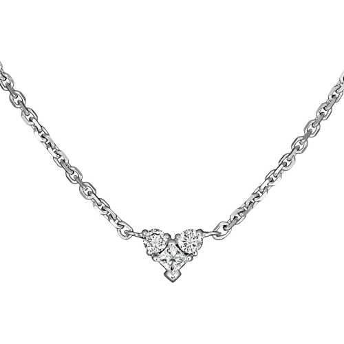 Колье из белого золота 585 пробы с бриллиантами