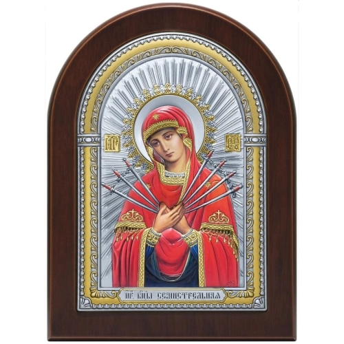 Икона (999 + AL) семистрельная средняя